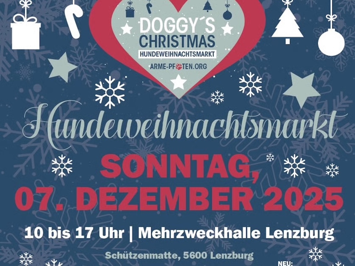 Hunde Weihnachtsmarkt Lenzburg 07.Dezember
